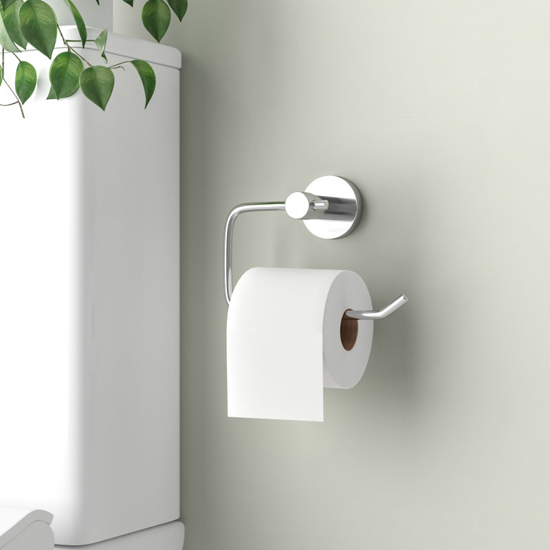 Bristan Round Wall Mounted Toilet Roll Holder & Reviews Wayfair.co.uk